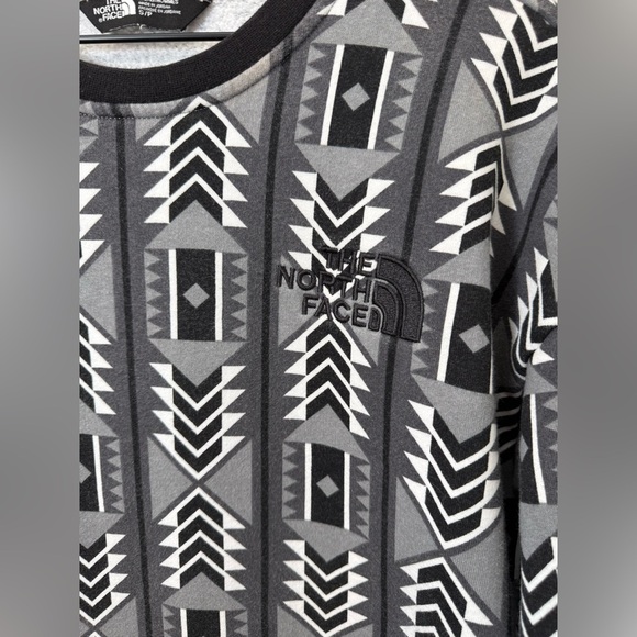 The North Face ‘92 Rage Fleece Crew Sweat White Print Small - Picture 6 of 14